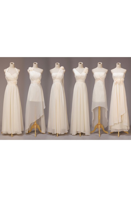 A-Line Long Chiffon Bridesmaid Dresses/Evening Dresses BD010563 A-Line Long Chiffon Bridesmaid Dresses/Evening Dresses BD010563