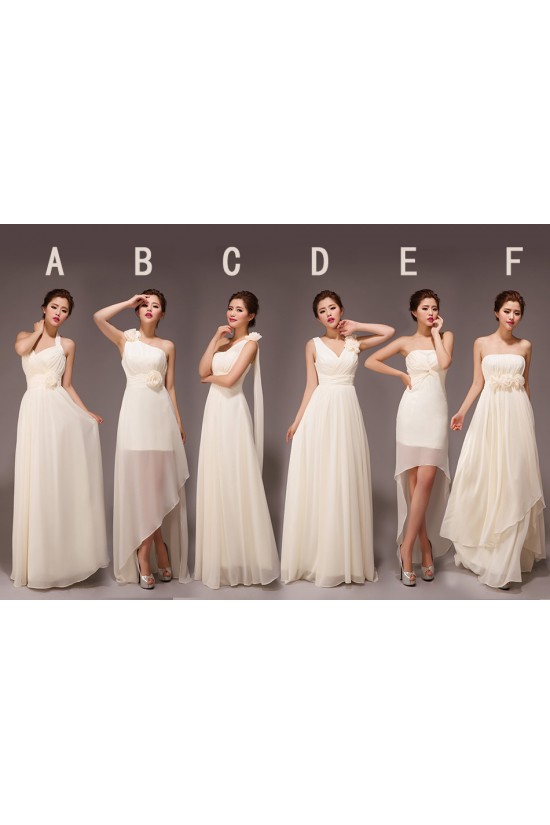 A-Line Long Chiffon Bridesmaid Dresses/Evening Dresses BD010563 A-Line Long Chiffon Bridesmaid Dresses/Evening Dresses BD010563