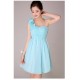 A-Line One-Shoulder Short Blue Chiffon Bridesmaid Dresses/Evening Dresses BD010565 A-Line One-Shoulder Short Blue Chiffon Bridesmaid Dresses/Evening Dresses BD010565