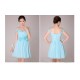 A-Line Off-The-Shoulder Short Blue Chiffon Bridesmaid Dresses/Evening Dresses BD010570 A-Line Off-The-Shoulder Short Blue Chiffon Bridesmaid Dresses/Evening Dresses BD010570