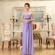 A-Line Strapless Long Purple Chiffon Bridesmaid Dresses/Evening Dresses BD010571 A-Line Strapless Long Purple Chiffon Bridesmaid Dresses/Evening Dresses BD010571