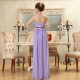 A-Line Strapless Long Purple Chiffon Bridesmaid Dresses/Evening Dresses BD010571 A-Line Strapless Long Purple Chiffon Bridesmaid Dresses/Evening Dresses BD010571