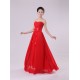 A-Line Strapless Long Red Chiffon Bridesmaid Dresses/Evening Dresses BD010572 A-Line Strapless Long Red Chiffon Bridesmaid Dresses/Evening Dresses BD010572