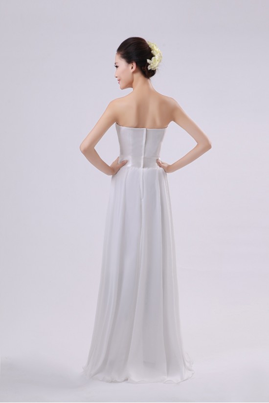 A-Line Strapless Long Chiffon Bridesmaid Dresses/Evening Dresses BD010577 A-Line Strapless Long Chiffon Bridesmaid Dresses/Evening Dresses BD010577