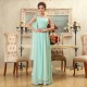 A-Line One-Shoulder Beaded Long Green Chiffon Bridesmaid Dresses/Evening Dresses BD010582 A-Line One-Shoulder Beaded Long Green Chiffon Bridesmaid Dresses/Evening Dresses BD010582