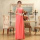 A-Line One-Shoulder Beaded Long Chiffon Bridesmaid Dresses/Evening Dresses BD010584 A-Line One-Shoulder Beaded Long Chiffon Bridesmaid Dresses/Evening Dresses BD010584