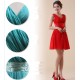 A-Line V-Neck Short Chiffon Bridesmaid Dresses/Evening Dresses BD010595 A-Line V-Neck Short Chiffon Bridesmaid Dresses/Evening Dresses BD010595