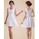 A-Line V-Neck Short Chiffon Bridesmaid Dresses/Evening Dresses BD010595 A-Line V-Neck Short Chiffon Bridesmaid Dresses/Evening Dresses BD010595