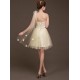 A-Line One-Shoulder Beaded Tulle Short Bridesmaid Dresses/Evening Dresses BD010617 A-Line One-Shoulder Beaded Tulle Short Bridesmaid Dresses/Evening Dresses BD010617