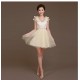 A-Line Beaded Tulle Short V-Neck Bridesmaid Dresses/Evening Dresses BD010619 A-Line Beaded Tulle Short V-Neck Bridesmaid Dresses/Evening Dresses BD010619