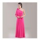 A-Line One-Shoulder Pink Chiffon Bridesmaid Dresses/Evening Dresses BD010624 A-Line One-Shoulder Pink Chiffon Bridesmaid Dresses/Evening Dresses BD010624