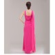 A-Line Pink Long Chiffon Bridesmaid Dresses/Evening Dresses BD010625 A-Line Pink Long Chiffon Bridesmaid Dresses/Evening Dresses BD010625