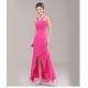A-Line Pink Long Chiffon Bridesmaid Dresses/Evening Dresses BD010625 A-Line Pink Long Chiffon Bridesmaid Dresses/Evening Dresses BD010625
