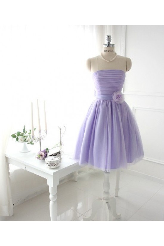 A-Line Strapless Short Bridesmaid Dresses/Evening Dresses BD010633 A-Line Strapless Short Bridesmaid Dresses/Evening Dresses BD010633