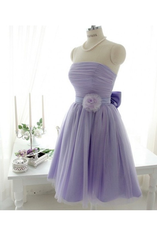 A-Line Strapless Short Bridesmaid Dresses/Evening Dresses BD010633 A-Line Strapless Short Bridesmaid Dresses/Evening Dresses BD010633