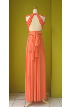 A-Line Long Chiffon Bridesmaid Dresses/Evening Dresses BD010635