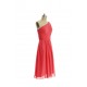 A-Line One-Shoulder Short Chiffon Bridesmaid Dresses/Evening Dresses BD010647 A-Line One-Shoulder Short Chiffon Bridesmaid Dresses/Evening Dresses BD010647