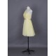 A-Line One-Shoulder Short Chiffon Bridesmaid Dresses/Evening Dresses BD010652 A-Line One-Shoulder Short Chiffon Bridesmaid Dresses/Evening Dresses BD010652
