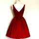 A-Line Bateau Short Red Bridesmaid Dresses/Evening Dresses BD010656 A-Line Bateau Short Red Bridesmaid Dresses/Evening Dresses BD010656