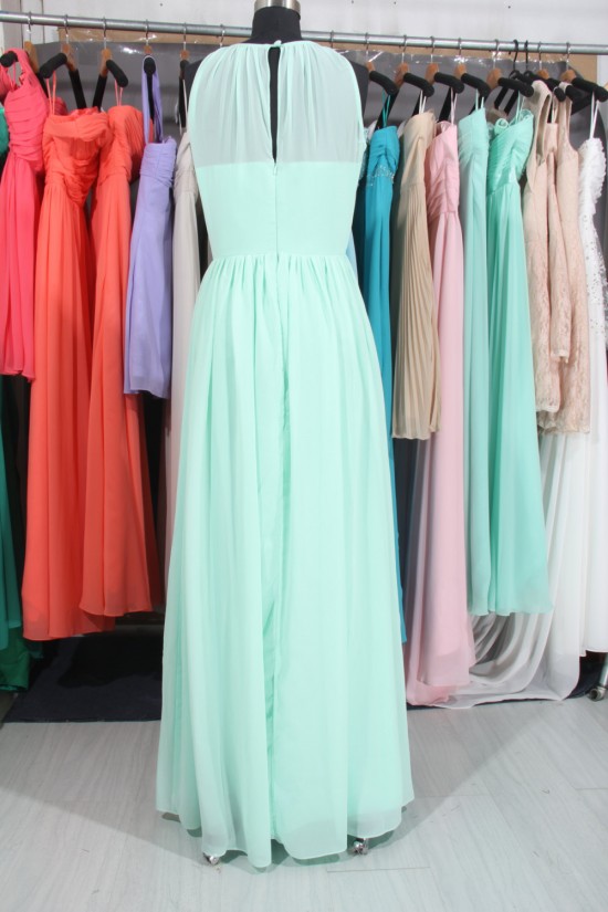 A-Line Long Blue Chiffon Bridesmaid Dresses/Wedding Party Dresses BD010664 A-Line Long Blue Chiffon Bridesmaid Dresses/Wedding Party Dresses BD010664