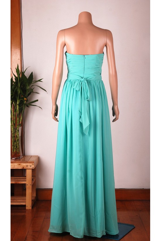 A-Line Sweetheart Long Blue Chiffon Bridesmaid Dresses/Wedding Party Dresses BD010673 A-Line Sweetheart Long Blue Chiffon Bridesmaid Dresses/Wedding Party Dresses BD010673