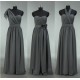 A-Line Long Grey Chiffon Bridesmaid Dresses/Wedding Party Dresses BD010695 A-Line Long Grey Chiffon Bridesmaid Dresses/Wedding Party Dresses BD010695