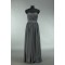 A-Line Long Grey Chiffon Bridesmaid Dresses/Wedding Party Dresses BD010695