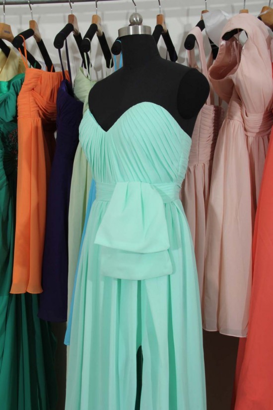 A-Line Sweetheart Long Blue Chiffon Bridesmaid Dresses/Wedding Party Dresses BD010697 A-Line Sweetheart Long Blue Chiffon Bridesmaid Dresses/Wedding Party Dresses BD010697