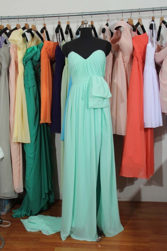 A-Line Sweetheart Long Blue Chiffon Bridesmaid Dresses/Wedding Party Dresses BD010697 A-Line Sweetheart Long Blue Chiffon Bridesmaid Dresses/Wedding Party Dresses BD010697