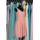 A-Line V-Neck Short Chiffon Bridesmaid Dresses/Wedding Party Dresses BD010700 A-Line V-Neck Short Chiffon Bridesmaid Dresses/Wedding Party Dresses BD010700
