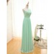 A-Line One-Shoulder Long Green Chiffon Bridesmaid Dresses/Wedding Party Dresses BD010706 A-Line One-Shoulder Long Green Chiffon Bridesmaid Dresses/Wedding Party Dresses BD010706