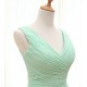 A-Line V-Neck Long Green Chiffon Bridesmaid Dresses/Wedding Party Dresses BD010707 A-Line V-Neck Long Green Chiffon Bridesmaid Dresses/Wedding Party Dresses BD010707