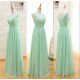 A-Line V-Neck Long Green Chiffon Bridesmaid Dresses/Wedding Party Dresses BD010707 A-Line V-Neck Long Green Chiffon Bridesmaid Dresses/Wedding Party Dresses BD010707