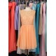 A-Line Short Lace and Chiffon Bridesmaid Dresses/Wedding Party Dresses BD010713 A-Line Short Lace and Chiffon Bridesmaid Dresses/Wedding Party Dresses BD010713