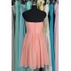 A-Line Short Pink Chiffon Bridesmaid Dresses/Wedding Party Dresses BD010716