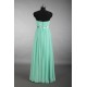 A-Line Sweetheart Long Green Chiffon Bridesmaid Dresses/Wedding Party Dresses BD010717