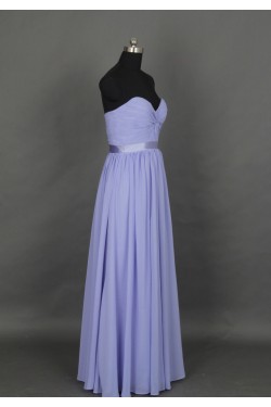 A-Line Sweetheart Long Chiffon Bridesmaid Dresses/Wedding Party Dresses BD010729