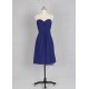 Empire Sweetheart Short Royal Blue Chiffon Bridesmaid Dresses/Wedding Party Dresses BD010733