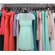 A-Line Short Sleeve Short Chiffon Bridesmaid Dresses/Wedding Party Dresses BD010737