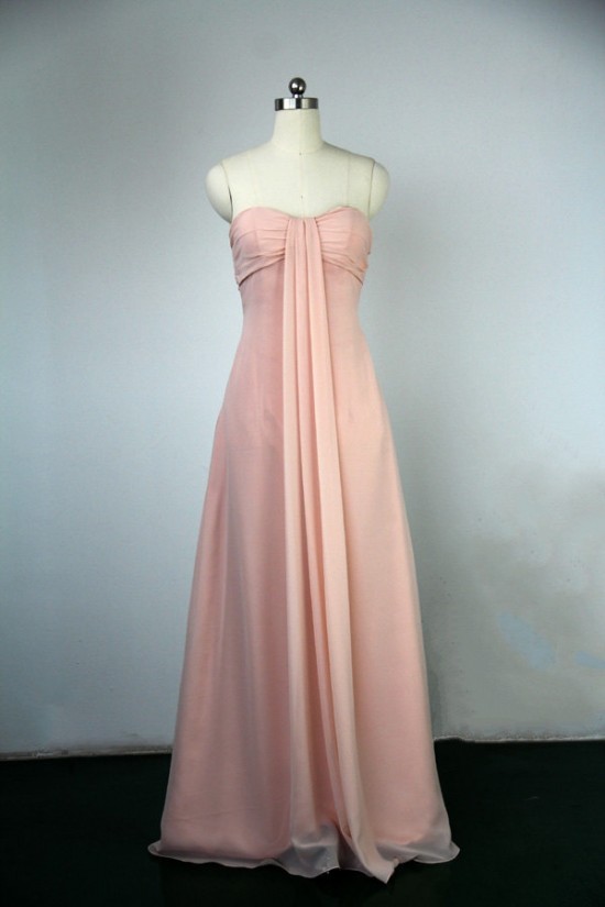 Empire Sweetheart Long Pink Chiffon Bridesmaid Dresses/Wedding Party Dresses BD010747 Empire Sweetheart Long Pink Chiffon Bridesmaid Dresses/Wedding Party Dresses BD010747