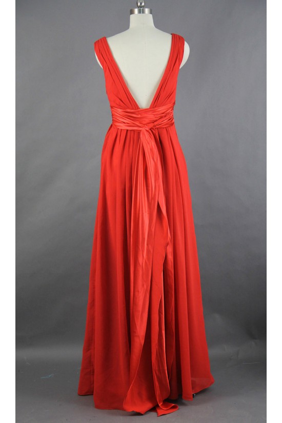 A-Line V-Neck Long Chiffon Bridesmaid Dresses/Wedding Party Dresses BD010754 A-Line V-Neck Long Chiffon Bridesmaid Dresses/Wedding Party Dresses BD010754