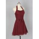 A-Line Halter Short Chiffon Bridesmaid Dresses/Wedding Party Dresses BD010756 A-Line Halter Short Chiffon Bridesmaid Dresses/Wedding Party Dresses BD010756