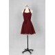 A-Line Halter Short Chiffon Bridesmaid Dresses/Wedding Party Dresses BD010756 A-Line Halter Short Chiffon Bridesmaid Dresses/Wedding Party Dresses BD010756