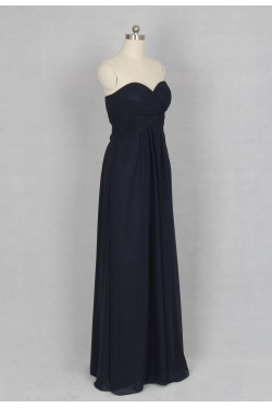 A-Line Sweetheart Long Chiffon Bridesmaid Dresses/Wedding Party Dresses BD010757