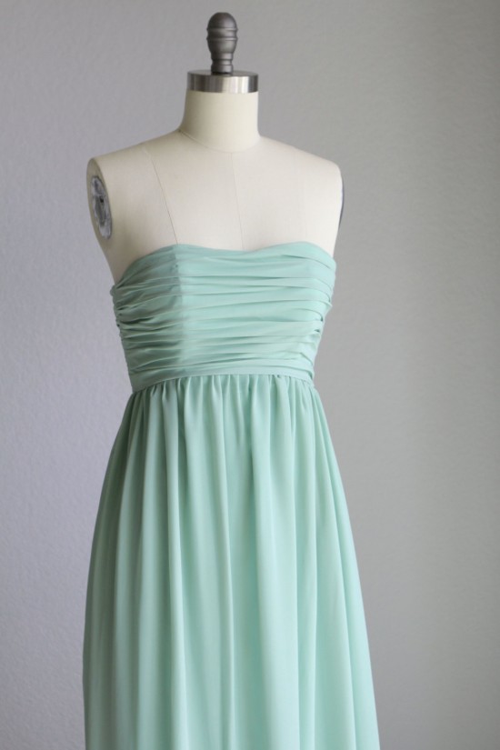 A-Line Strapless Long Chiffon Bridesmaid Dresses/Wedding Party Dresses BD010758 A-Line Strapless Long Chiffon Bridesmaid Dresses/Wedding Party Dresses BD010758