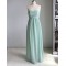 A-Line Strapless Long Chiffon Bridesmaid Dresses/Wedding Party Dresses BD010758