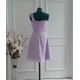 A-Line One-Shoulder Short Chiffon Bridesmaid Dresses/Wedding Party Dresses BD010763 A-Line One-Shoulder Short Chiffon Bridesmaid Dresses/Wedding Party Dresses BD010763