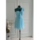 A-Line One-Shoulder Short Blue Chiffon Bridesmaid Dresses/Wedding Party Dresses BD010765 A-Line One-Shoulder Short Blue Chiffon Bridesmaid Dresses/Wedding Party Dresses BD010765