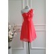A-Line One-Shoulder Short Chiffon Bridesmaid Dresses/Wedding Party Dresses BD010769 A-Line One-Shoulder Short Chiffon Bridesmaid Dresses/Wedding Party Dresses BD010769