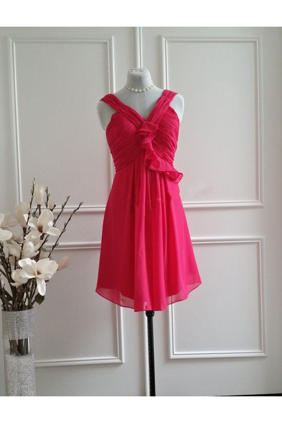 A-Line Short Chiffon Bridesmaid Dresses/Wedding Party Dresses BD010770 A-Line Short Chiffon Bridesmaid Dresses/Wedding Party Dresses BD010770